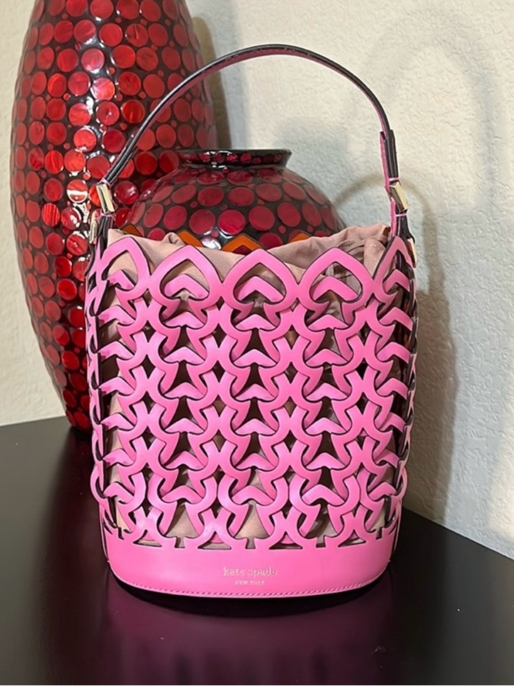 Kate Spade Dorie Small Bucket Bag - Pink - Picture 1 of 12